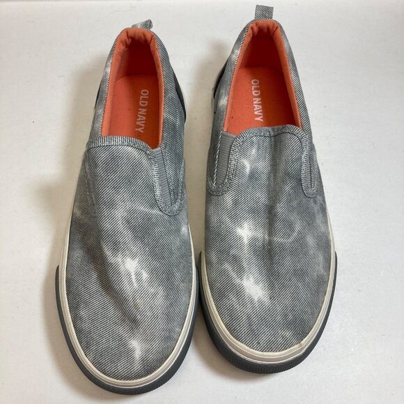 Old Navy Slip on Loafer Shoes Grey Smoke Boys 2 Slip on the Day - Picture 4 of 11